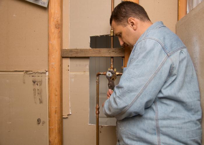 plumber making repairs princeton